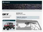 Cfmoto Oem U10 Pro Windshield Wiper Kit For Tip Out -5HYV-800600-6000. Fixed Price $399.99.