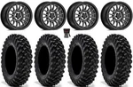 Valor V14 14" Wheels Dark Tint 34" Warrior Xt Sticky Tires Rzr Xp 1K / Pro. Fixed Price $1962.60.