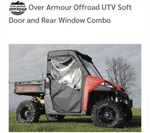 Over Armour Utv Soft Door & Window Combo 2013/14 Polaris PO-14RANGER-DRW01-T. Fixed Price $495.00.