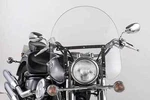 Slipstreamer SS-30-17C Classic Windshield 17" Clear With Chrome Hardware. Fixed Price $118.30.