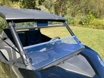2023-2026 Cf Moto Z-force 800/950/ Trail Folding Clear Windshield...a Full 1/4". Fixed Price $239.99.