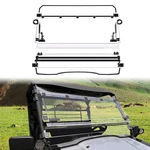 Shinjew Hard Coated Front 3-IN-1 Flip Up Windshield For Kawasaki Mule Pro-mx. Fixed Price $258.05.