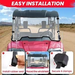 Utv Front Windshield Scratch Resistance For Honda Pioneer 700/ 700-4 2014-2025. Fixed Price $149.06.