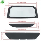 2017-2024 Full Glass Windshield Uv Protect For Can-am Maverick X3 / Max Utv. Fixed Price $168.31.