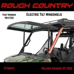 Rough Country Electric Glass Tilt Front Windshield For Polaris Ranger Xp 1000. Fixed Price $749.95.