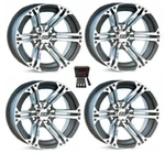 Itp SS212 Atv Wheels/rims Machined 12" Honda Foreman Rancher Sra. Fixed Price $522.96.