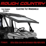 Rough Country Electric Glass Tilt Windshield For Can-am Defender HD8/HD9/HD10. Fixed Price $749.95.