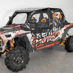 Utv Soft Upper Door Cab Enclosure Set For Polaris Rzr Xp 1000 Sport 2014-2023. Fixed Price $157.59.