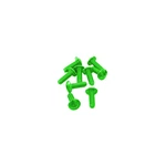 Puig Windscreen Screw Kit - Green, Standard Nut 0956V. Fixed Price $9.79.