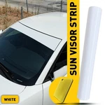 60X10'' Window Tint Sun Windshield Visor Vinyl Pvc Decal Sticker Strip White. Fixed Price $11.39.