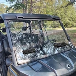 For 2016+ Can-am Defender HD5/HD8/HD10/MAX Scratch Resistant Vented Windshield. Fixed Price $166.84.