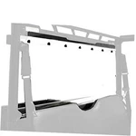 Kolpin Utv Windshield-rear Panel Polaris Ranger ETX/EV/500/570/570 Crew. Fixed Price $42.15.