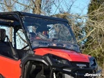Honda Pioneer 1000 Scratch-resistant Flip Windshield Sku : FWS03-001-70. Fixed Price $499.99.