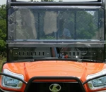 Kubota Rtv X900 X1120D Piece Lexan Windshield W/ Loop Clamps And Dual Vents. Fixed Price $331.71.