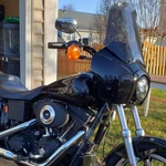 For Harley Dyna Wide Glide 2006-2017 Front Fairing W/ 15'' Windshield Windscreen. Fixed Price $129.43.