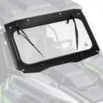 Glass Windshield W/sliding Vent + Dual Manual Wipers For Kawasaki Teryx Krx 1000. Fixed Price $436.99.