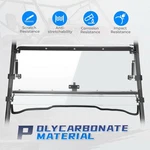 Superatv 3-IN-1 Flip Down Windshield For Honda Pioneer / 1000-5 (2016+). Fixed Price $325.00.