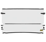 New Quadboss Folding Front Windshield Kawasaki KAF820 Mule Pro Fxt 37-5695. Fixed Price $329.95.
