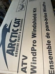 New Arctic Cat Touring Apple Green Windshield Assembly 0505-617. Fixed Price $527.44.