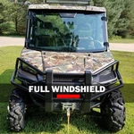 Full Front Windshield Windscreen For 2012-UP Polaris Ranger Xp 570 900 1000 Crew. Fixed Price $159.99.