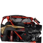Can Am Maverick X3 Rear Wind Screen Oem New #715002897. Fixed Price $207.90.