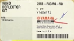 Yamaha Wind Deflector Kit Part Number 2MB-F83M0-V0-00. Fixed Price $78.99.
