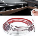 16FT Chrome Car Trim Strip, Self-adhesive Automotive Exterior And Sliver. Fixed Price $16.23.