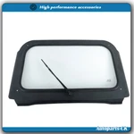 For Polaris Rzr 570, 800, Xp 900 Full Glass Windshield W/ Wiper Black 2008-2014. Fixed Price $137.71.