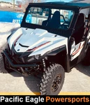 2018-2020 Yamaha Wolverine X2/X4 Vented Laminated Dot Glass Windshield. Fixed Price $575.95.