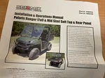 Moose Racing Soft Top Rear Panel Polaris Ranger 2006-2014 .. Fixed Price $82.01.