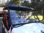 Kawasaki Mule Pro / Dxt Fxt Scratch Resistant MR10 Lexan Windshield. Fixed Price $494.99.