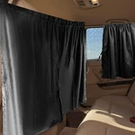 Set Of 3 Privacy Curtains For Car, Suv, Van - Includes 1 Rear Seat Black. Fixed Price $26.05.