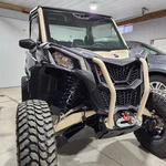 Can Am Maverick Sport Glass Windshield With Wiper Kit. Fixed Price $1500.00.