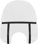 Memphis Shades Fats Windshield - Clear 19" MEB3310. Fixed Price $219.95.