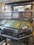 2009-14 Polaris Ranger 800,XP Clear Folding WINDSHIELD..1/4 Thick Polycarbonate!. Fixed Price $269.99.