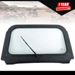 For Polaris Rzr 570 800 Xp 900 Black Full Glass Windshield With Wipers. Fixed Price $135.96.
