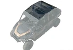 Superatv Heavy Duty Tinted Polycarbonate Roof For Polaris General 4 Seater 2017+. Fixed Price $339.96.