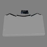 FTVWS010 Utv Windscreen Windshield With Velcro Clamp Can Maverick Full Size. Fixed Price $30.00.