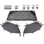 For Atv/utv Window Net Rear Roll Cage Mesh Guard + Right Left Shade .... Fixed Price $84.80.