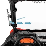 Can-am Cage Mount Side Windshield Deflectors Clear For Commander & Maverick. Fixed Price $234.49.