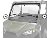 Polaris 2882178 Flip Down Hc Poly Windshield 2015-2020 Ev Ranger 570 500 Crew. Fixed Price $599.99.