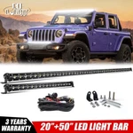 50"+20'' Led Work Light Bar Spot Flood Truck 4WD Roof Hood Offroad Driving+wire. Fixed Price $112.99.