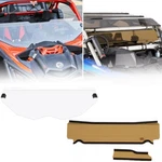 Half Front Windshield + Rear Window Tinted For Can Am Maverick X3/ Max 2017-2026. Fixed Price $199.99.