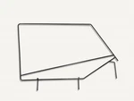Rampage 89699 Oe Style Window Frame Pair For 1987-95 Jeep Wrangler Yj. Fixed Price $107.95.