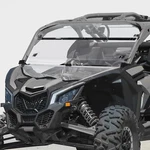 2-IN-1 Flip Front Clear Windshield W/hardware For Can-am Maverick X3 2017-2025. Fixed Price $215.25.