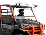 Superatv Kawasaki Mule Pro Fxt / Dxt Scratch Resistant Flip Windshield. Fixed Price $560.95.
