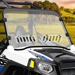 Starknightmt Scratch-resistant Utv Front Full Windshield Slide-vent Clear. Fixed Price $215.98.