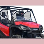 Superatv Scratch Resistant Half Windshield For 2016+ Honda Pioneer 1000. Fixed Price $185.99.