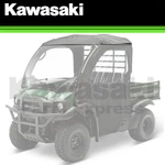 New 2017-2023 Genuine Kawasaki Mule Sx Soft Cab Enclosure, Roof And Back Only. Fixed Price $396.95.
