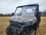 Cf Moto Uforce 1000 Pro Scratch Resistant Windshield With C-clamps & Dual Vents. Fixed Price $430.00.